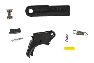 The Apex Tactical Polymer Action Trigger Kit for the M&P handgun comes with all you need to reduce the pull weight